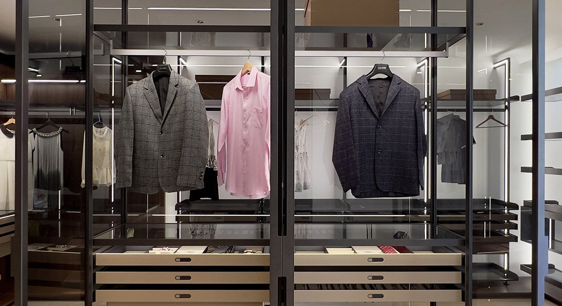 Glass Cabinet For Wardrobe And Living Room