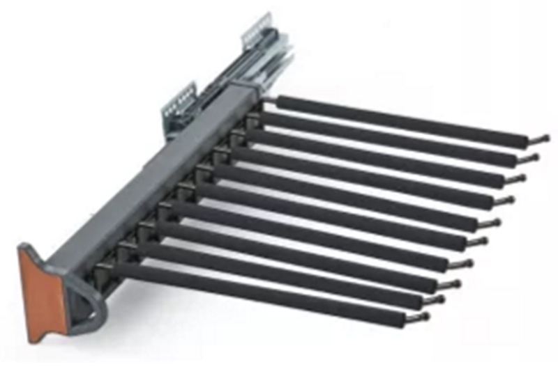 Side-mounted trousers rack(single row)