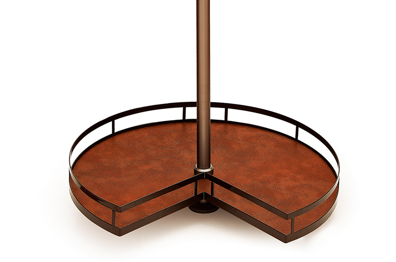 Wardrobe corner 4-layer storage basket